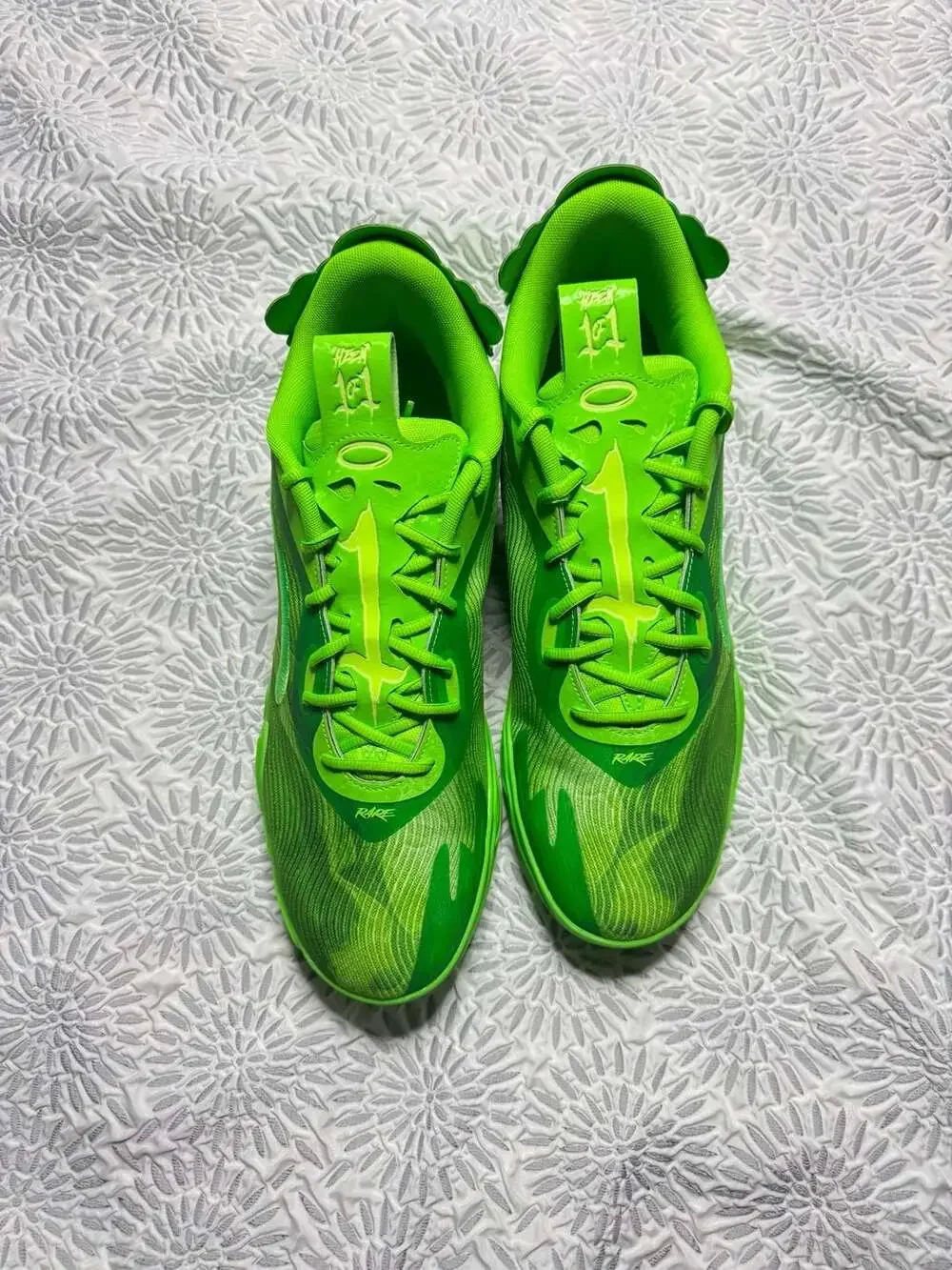 Puma Lamelo Ball MB.04 Team Green Glare Basketball Shoes Sneaker Men’s 14